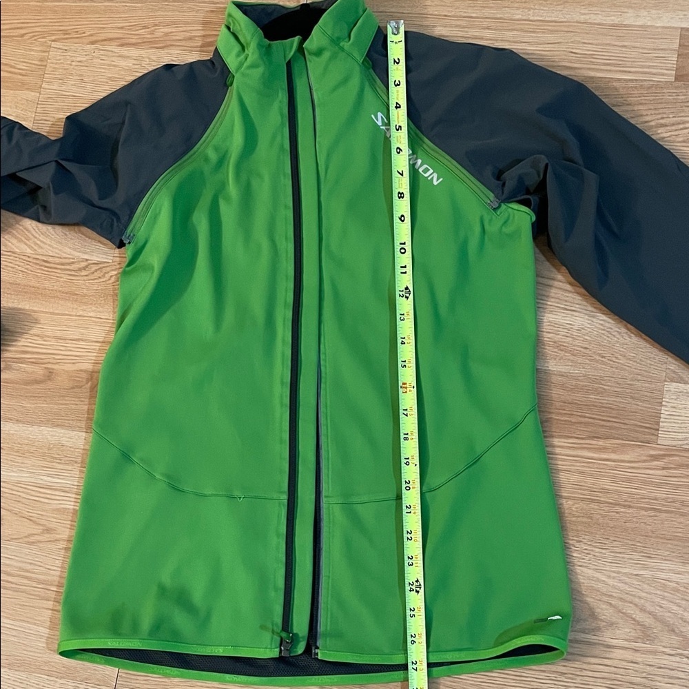 Salomon Women's Vibrant Green and Black Ski Jacket - Picture 9 of 11